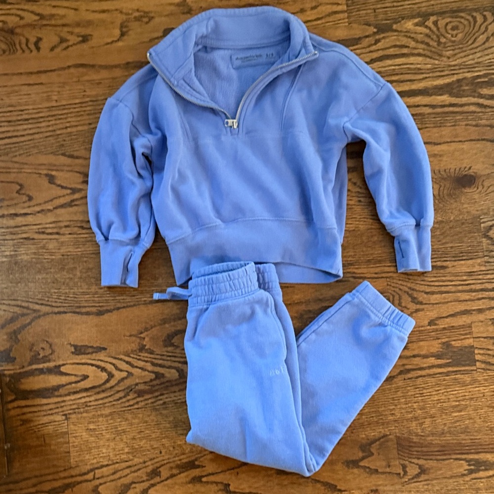 Abercrombie Kids Blue Sweatshirt and Joggers Set